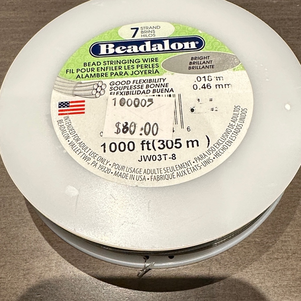 Beadalon Bead Stringing Wire 1000 ft